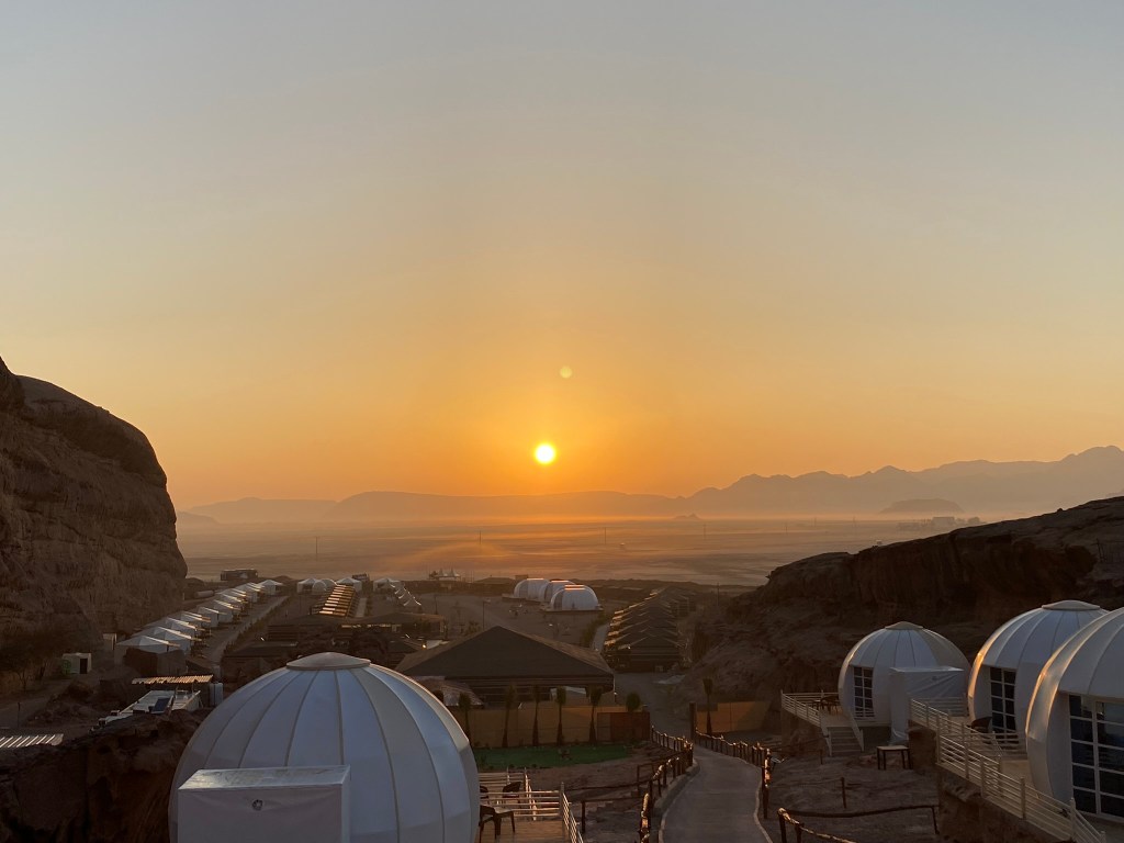 Atardecer en el Wadi Rum